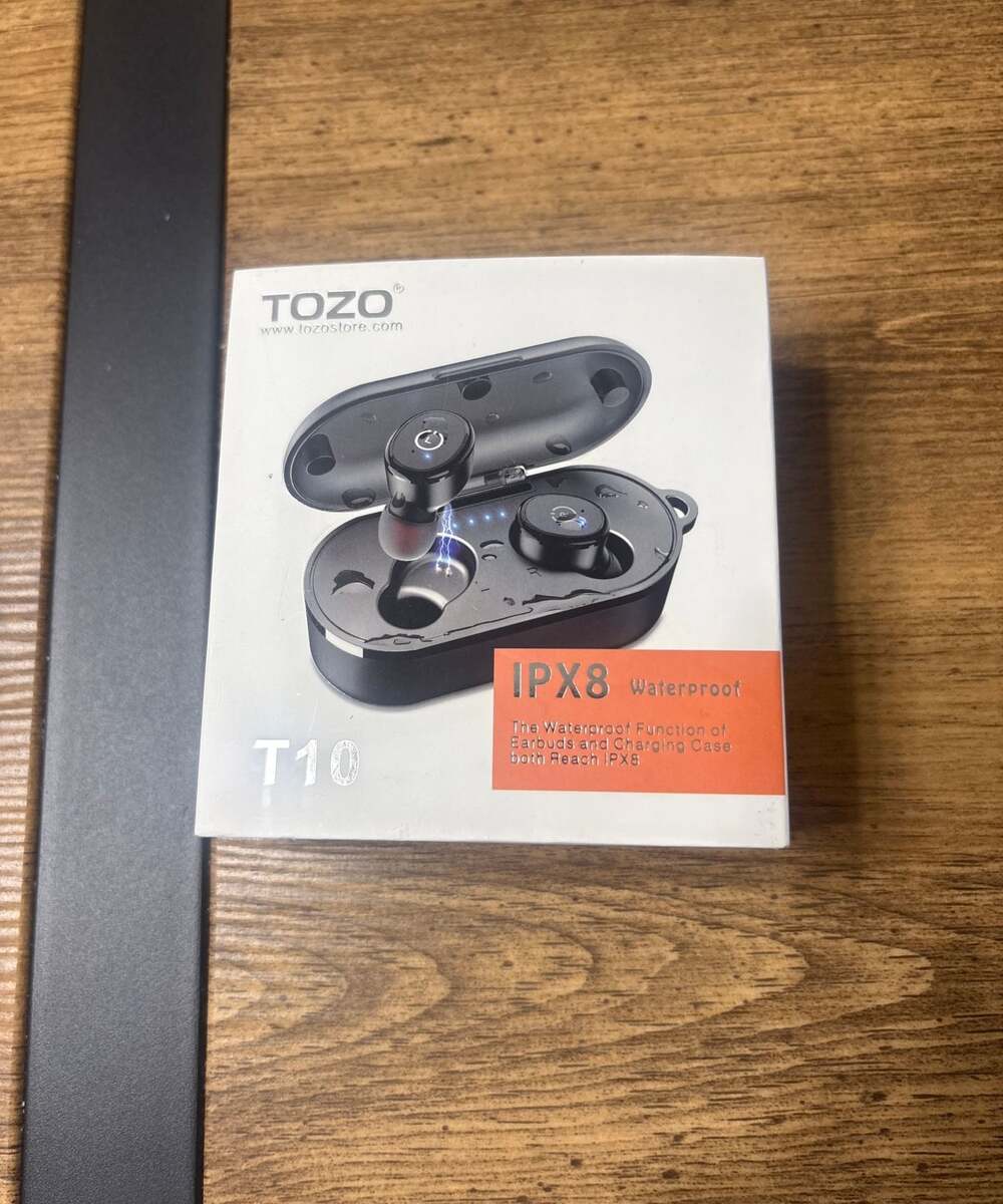TOZO T10 Bluetooth 5.3 Wireless Earbuds with Wireless Charging Case IPX8 Waterpr